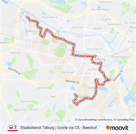 2 Route: dienstregelingen, haltes en kaarten .